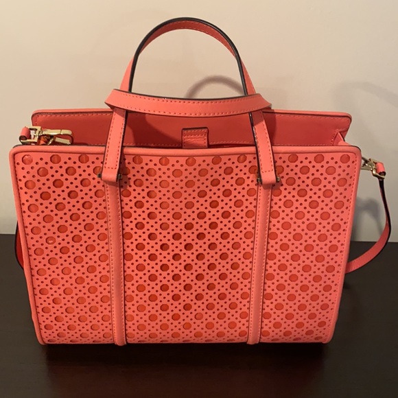 Kate Spade Coral Detail Purse - Picture 2 of 6